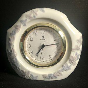 Lladro Reloj Flora Grande Floral Clock5654 Retired